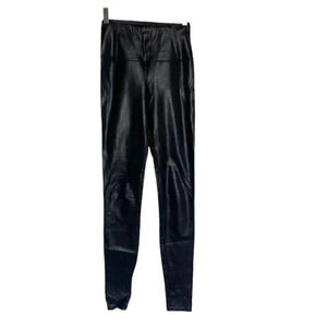 ARITZIA Wilfred Free XS faux vegan leather‎ pull up high rise leggings